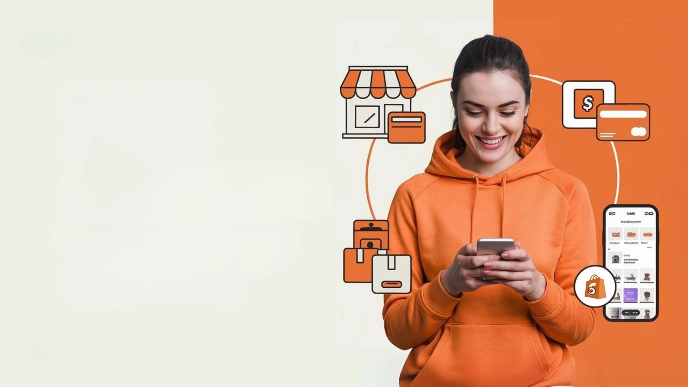 Abstract background for hero section